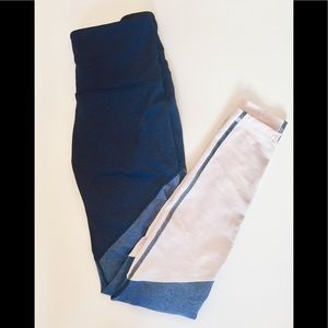 Color blocked yoga pants